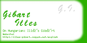gibart illes business card